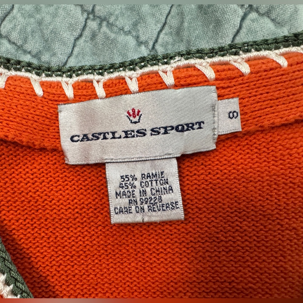 University of Miami Embroidered Knit Vest — Castiles Sport — Small (s) - Picture 2 of 6